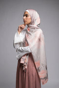 Nude Blossom satin