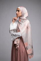 Nude Blossom satin