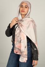 Nude Blossom satin